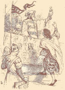Apelles Mestres: Illustraci de El Suspiro del Diablo, Hojas Selectas, 1902.