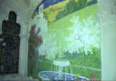 Domnech i Montaner: Casa Navs Mosaico pared
