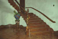 Gaud: Casa Batll, Interior, Inicio de escalera