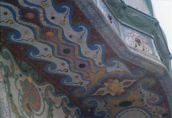 Valeri  Casa Comalat  Detalle de la decoración cerámica