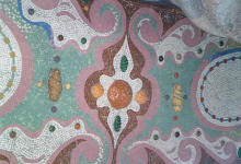 Valeri  Casa Comalat  Detalle de la decoración cerámica