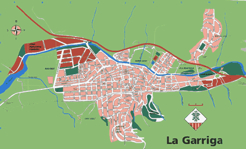 Plano de La Garriga