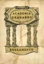 Couverture du R�glement l'Acad�mie Granados