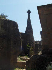 Cementerio de Olius - La parte m�s alta del cementerio.