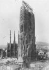 Gaud�: La Sagrada Fam�lia l'ann�e 1913
