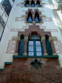 Galliss�:  Maison Llopis (Barcelona)   Fen�tres