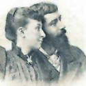 Alexandre de Riquer avec sa première épouse Dolors Palau