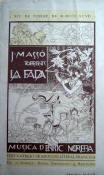 Riquer: Couverture pour le livret de l'Op�ra "La Fada"